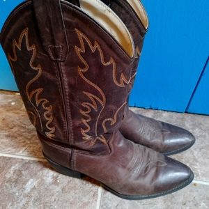 Ladies Old West cowboy boots size 6.5